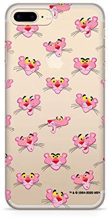 Original und Offiziell lizenziertes Pink Panther Handyhülle für iPhone 7 PLUS, iPhone 8 PLUS, case Rosa Panther, Hülle, Case, Cover aus Kunststoff TPU-Silikon, schützt vor Stößen und Kratzern