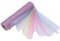Trimming Shop Rouleau en Organza Snow Sheer, 25 m x 29 cm, pour Chaise, écharpe, Chemin de Table, décoration de fête de Noël et de Mariage, projets de Bricolage, Arc-en-Ciel