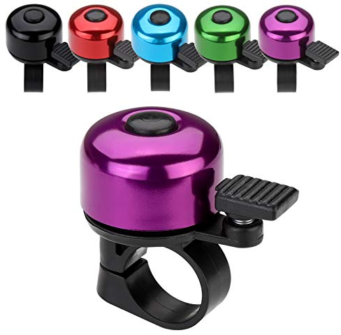 Paliston Campanello per Bicicletta Alluminio Campanello per Bici Viola