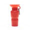 Springer Classic Travel Dog Water Bottle – 625ml Portable Water Bottle for Dogs with Patented Leak-Proof Design for Dog Walking, Hiking and Traveling, BPA-Free Materials (Poppy)