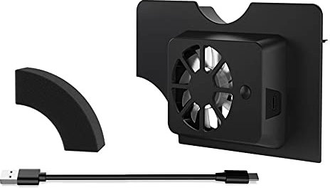 Compatible avec Switch OLED Ventilateur de refroidissement Host Base Cooler Turbo Radiateur de température avec câble USB Type-C pour NS Switch OLED Accessoires