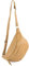 modamoda de - T77 - ital. Hüfttasche Bauchtasche Brusttasche Medium aus weichem Leder, Farbe:Beige