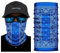 ShopINess Unisex Schlauchschal Halswärmer Neckwarmer Multifunktions Schlauchtuch für Motorrad Bikes Sport Festival Paisley-Stil (Blau)