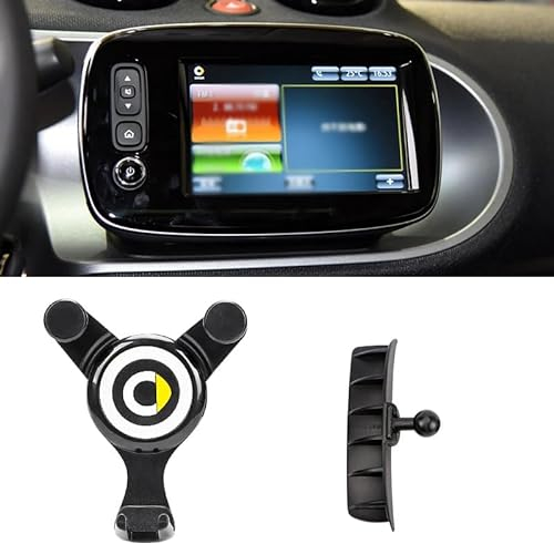 Handyhalterung Auto für Smart Fortwo Forfour Roadster 450 451 453, Lüftung Kfz Handyhalterung Autohalterung Handy 360° Drehbar Auto Handyhalter Auto Zubehör,453 Navigation