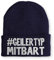 Beanie Geiler Typ mit Bart Wintermütze Mütze mit lustigem Spruch, Farbe: Navy