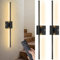2 Pack Battery Operated Wall Lights Indoor - USB Rechargeable Wall Lights with 5000mAh Rechargeable Battery, Remote Control, 350° Rotate Wireless LED Sconces for Living Room, Hallway (5000mAh)
