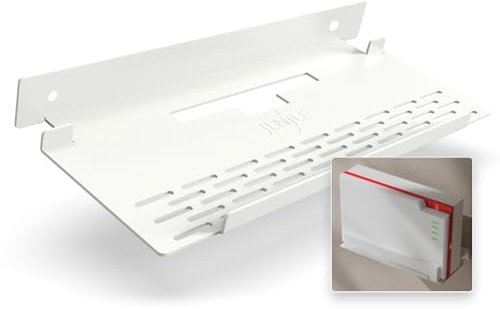 Supporto da parete compatibile con FritzBox 5690 Pro con gestione dei cavi, supporto JLNJLE in metallo, efficiente dissipazione del calore, sicuro e stabile