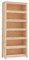 Kangmusi B¨¹cherregal 80x35x183 cm Massivholz Kiefer, kangmusi821694