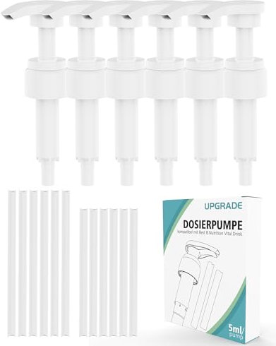 HAFOEEP 4 STK. Dosierpumpe Kompatibel mit Best B. Nutrition Vital Drink, Siruppumpe 500ml/1000ml Flaschen (4pcs)