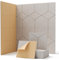 Soundsbay Paneles acústicos autoadhesivos, 12 unidades, absorbentes acústicos, aislamiento acústico, paredes y techos, para tratamiento acústico y decoración de pared, 30 x 26 x 0,9 cm (beige)