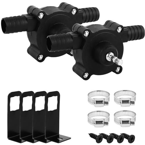2 pezzi Mini Elettrico per Pompa di Trapano Pompa Acqua Trapano per Motori Diesel Olio Pompa Trapano Pompa Trasferimento Rapida Pompa Trasferimento Acqua Trasferimento Trasferimento Acqua Mano Nero