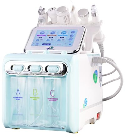 Máquina Profesional Facial Hidrógeno y Oxígeno 6 en 1 Dispositivo Aqua Face | Hidratante Facial, Uso Doméstico, SPA, Cuidado de la Piel