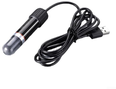 Zeroupshop USB-betriebener Aquariumheizer, 10 W, mit automatischer konstanter Temperatur von 26 °C, für Haustier-Wasserbrunnen für Süß- und Salzwasser, 1,2 m Kabel, 8,5 x 1,8 cm (USB)