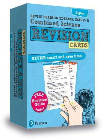 Pearson REVISE Edexcel GCSE Combined Science (Higher) Revision Cards - for 2026, 2027 exams