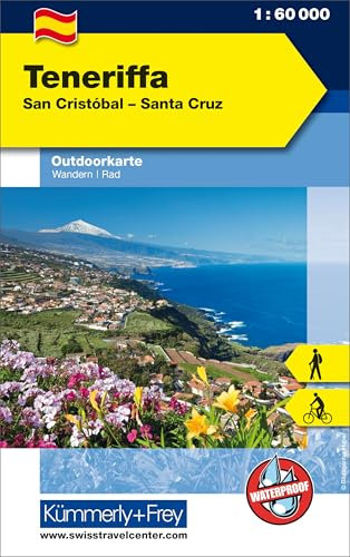 Kümmerly+Frey Outdoorkarte Teneriffa 1:60.000: Mit San Cristobal und Santa Cruz. Touren für Wanderer, Biker und mehr! Wetterfest und leicht lesbar