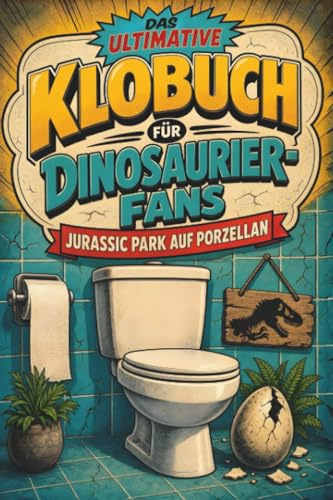 Das ultimative Klobuch für Dinosaurier-Fans: Jurassic Park auf Porzellan. Lustiges Geschenk für Fans von Dinosauriern, T-Rex und Jurassic Park