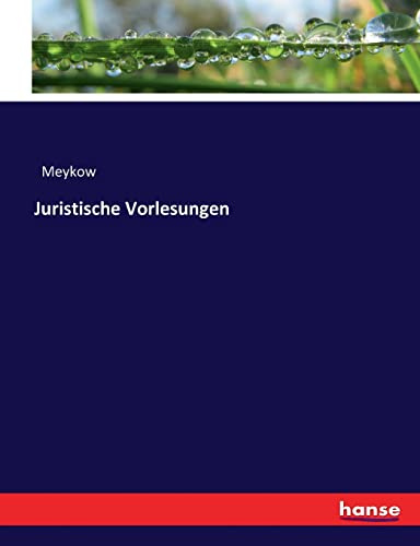 Juristische Vorlesungen
