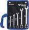 BRILLIANT TOOLS BT013205 Jeu de clés polygonales à cliquet réversible, 5 pcs, 8 - 19 mm [Powered by KS TOOLS]