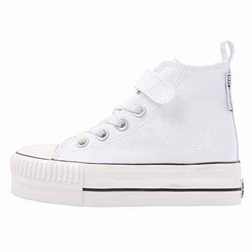 British Knights Madchen Kaya MID Sneaker, Weiss, 32 EU