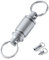 1pc Abnehmbarer Schlüsselanhänger, Titanlegierung, Dreh-Schlüsselanhänger, strapazierfähig, Abnehmbarer Schlüsselanhänger, Clip-Ring, Drehbar
