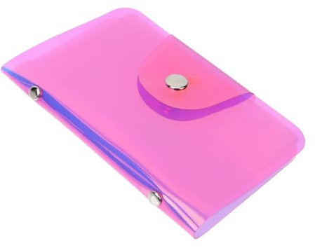 FRCOLOR Nail Art Stamp Holder Slot Rectangle Organizer for Nail Plates Transparent Pouch for Stamping Plates and Cards Essential