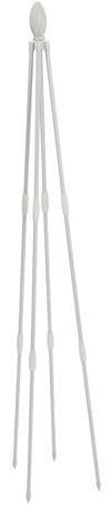 Happyyami fioriera per pergola rampicante arrampicata graticcio di piante rampicanti aumentare pianta spalliera per piante rampicanti porta piante rampicanti in vaso ferro da stiro bianca