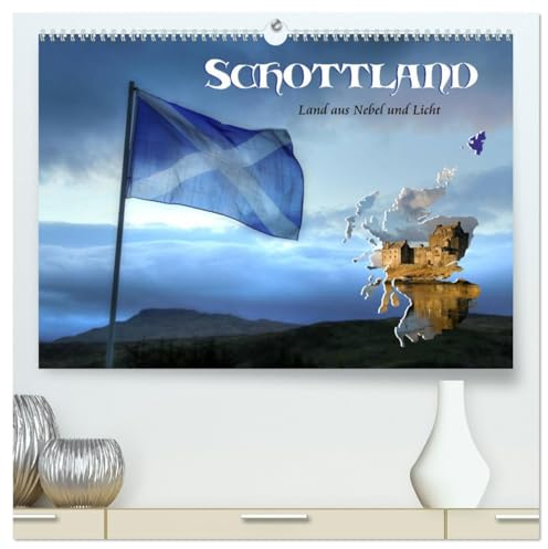 Schottland - Land aus Nebel und Licht (hochwertiger Premium Wandkalender 2026 DIN A2 quer), Kunstdruck in Hochglanz: Schottland - ein Land voller ... faszinierenden Landschaften. (CALVENDO Natur)