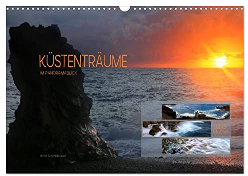 Küstenträume im Panoramablick (Wandkalender 2026 DIN A3 quer), CALVENDO Monatskalender: Traumhafte Meeresküsten, Über- und Unterwasser (CALVENDO Natur)