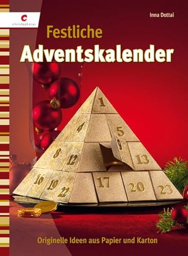 Festliche Adventskalender: Originelle Ideen aus Papier & Karton