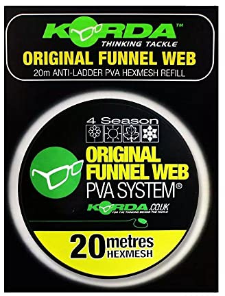 Korda Original Funnel Web HEXMESH Refill, 5m, Durable Mesh, Ideal for Economical Top-Up, Versatile Use in Carp Fishing, Efficient Bait Delivery