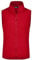 James & Nicholson Damen Microfleeceweste, red, M, JN048 rd