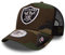New Era Las Vegas Raiders NFL Camo Team A-Frame Adjustable Trucker Cap - One-Size