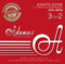 Adamas Corde per Chitarra Acustica Riedizione Phosphor Bronze Historic Set 3 corde Extra-Light .010-.047 1717-3