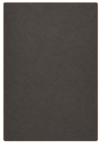 casa pura Teppich London | viele Größen | pflegeleichter Flacher Schlingenflor | Flurteppich, Wohnzimmerteppich, Küchenteppich, Schlafzimmerteppich (Dunkelbraun - 80x150 cm)