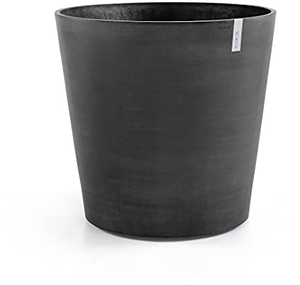Grand pot sur roues Amsterdam 60 Gris Foncé - Ø 60 x H. 56 cm - 100 L