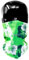 REEFLEXX Green Hibiscus Loop, Schlauchschal Halstuch Multifunktionstuch, bedruckt und mit Reflektoren atmungsaktiv, für Erwachsene