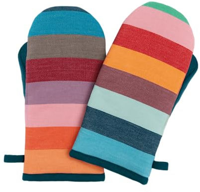 Remember Ofenhandschuhe - Hochwertige Topfhandschuhe aus hitzebeständigem Material für den perfekten Schutz in der Küche - farbenfrohes 2er Set