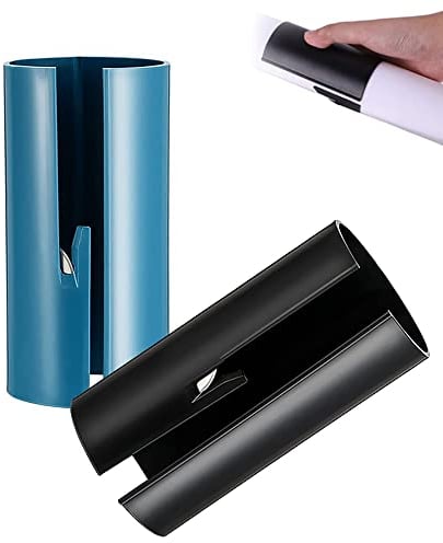 2 Stück Geschenkpapier Schneider, Sliding Gift Wrapping Paper Cutter, Geschenkpapier Schneider Für Rollen, Sliding Gift Wrapping Paper Cutter, Paper Roll Cutter Für Geburtstag Hochzeit Verpackung