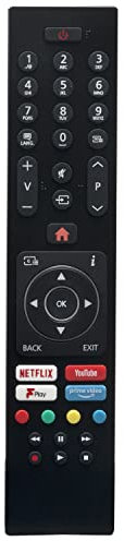 Replacement Remote Control Fit for Logik LED Smart HD TV L32SHE19(B) Remote RC43137P