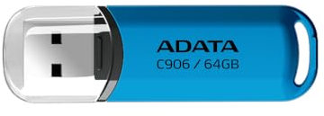 ADATA C906 Kompakter USB-Stick | 64 GB | Blau