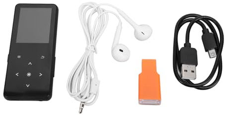 MP3-Player mit Bluetooth, 2-Zoll-Touchscreen, MP4-MP3-Player, tragbarer Musik-Player, E-Book-Wörterbuch, Wecker, unterstützt bis zu GB