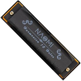 KIXZSAZ Armonica diatonica a 10 fori per gli amanti del blues, dotata di custodia con cerniera, che rende la musica semplice e divertente. E G) Delle armoniche diatoniche a 10