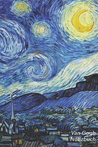 Van Gogh Notizbuch: Sternennacht - Vincent van Gogh | Trendy Liniertes Notizbuch | Softcover, 100 Seiten (Schöne Notizbücher, Band 13)