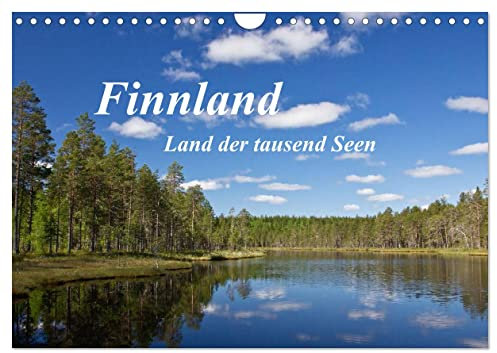 Finnland - Land der tausend Seen (Wandkalender 2025 DIN A4 quer), CALVENDO Monatskalender