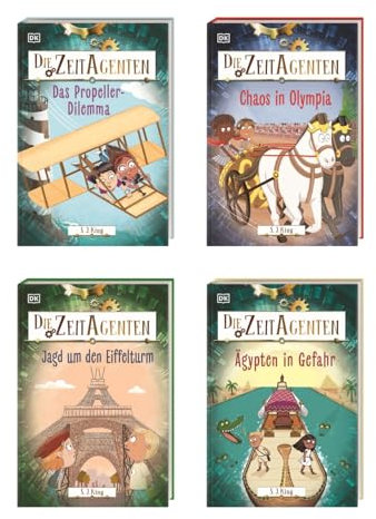 Die Zeit-Agenten Kennenlern-Paket (4 Bände)