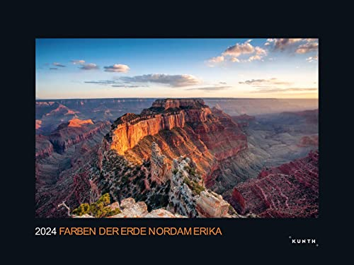 Farben der Erde Nordamerika - KUNTH Wandkalender 2024: Hochwertiger, bildstarker Kalender mit Spiralbindung im Großformat (KUNTH Wandkalender Black Edition 60 x 45 cm)