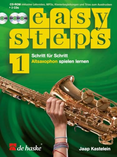 Easy Steps 1 Altsaxophon. Enthält Medien