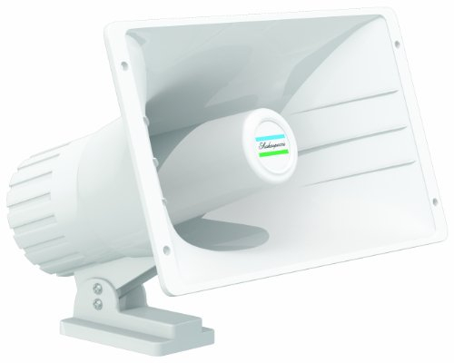 Shakespeare HS-40 - Altoparlante a Tromba da 40 W, Colore: Bianco