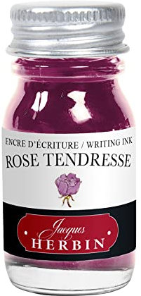 J.Herbin 11561T (1 Tinteflakon 10 ml für Füller) zartrosa