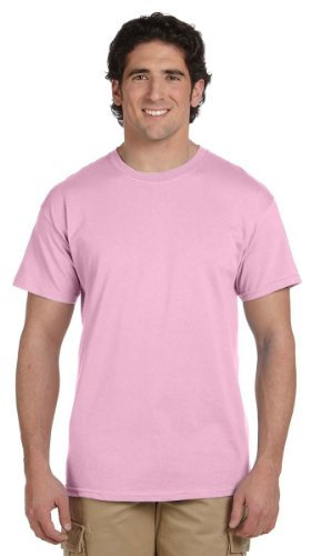 Gildan T-shirt d’été basique à manches courtes pour homme- Rose rose clair minuscule (Small)